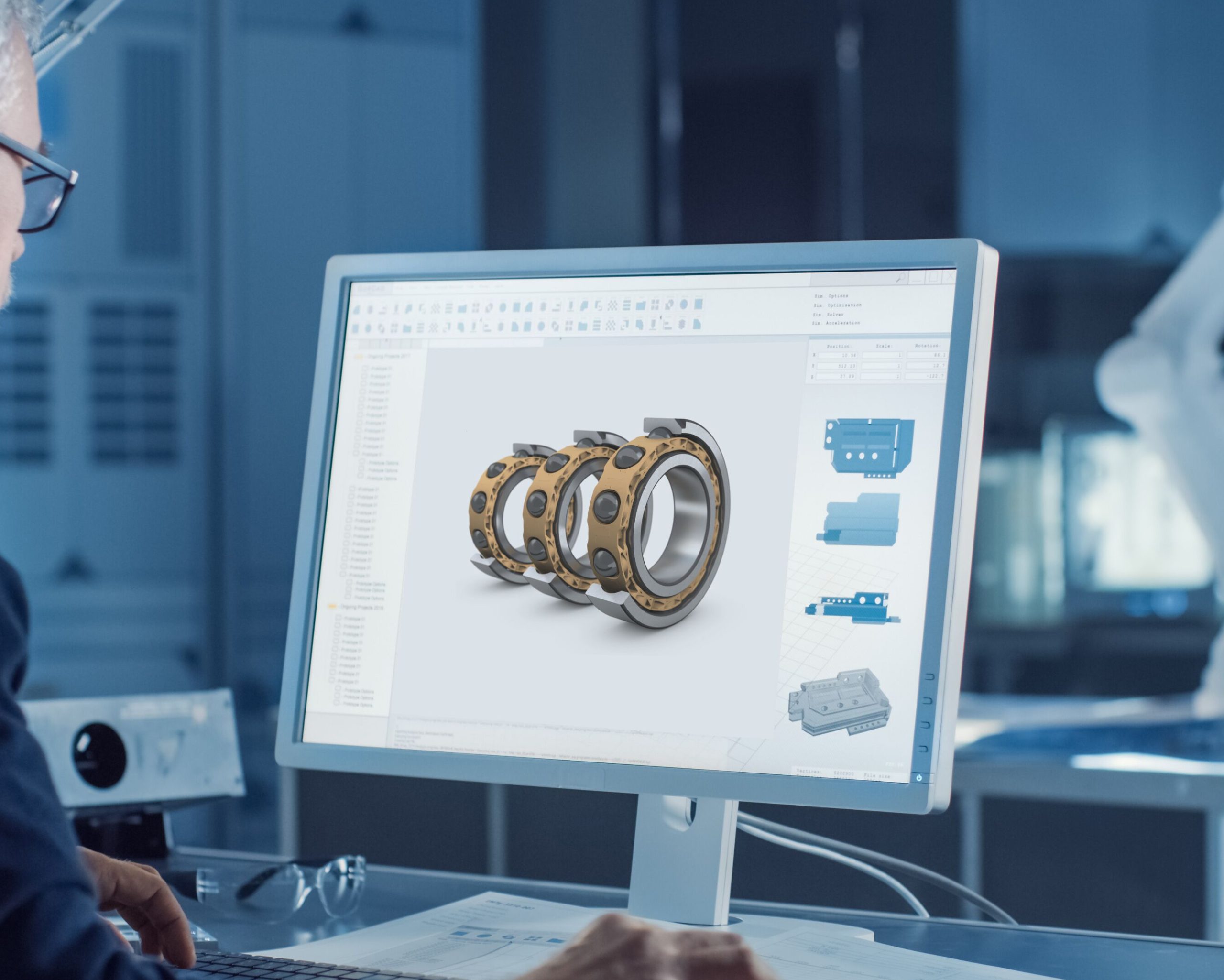 Engineering development of hybrid ceramic bearing technology for Secomak centrifugal blowers