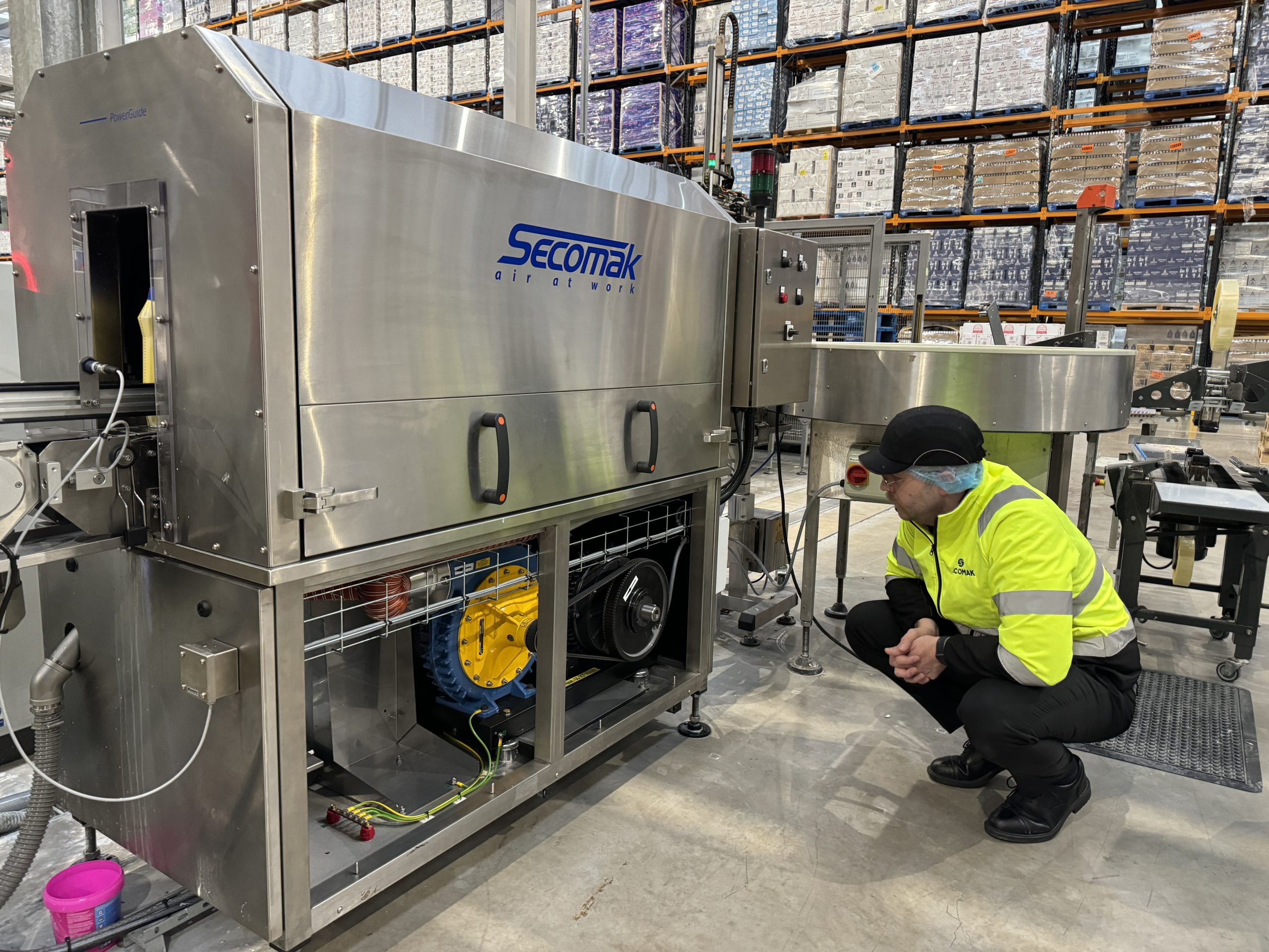 Secomak Long-Life Bearing Assembly field testing on a DryGuide system at Astonish