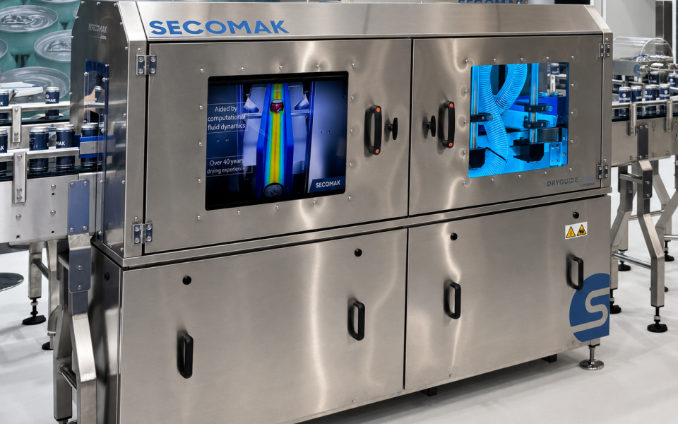 DryGuide Plus: High-Speed Container Drying Tunnel – Making its first UK exhibition appearance at PPMA 2026